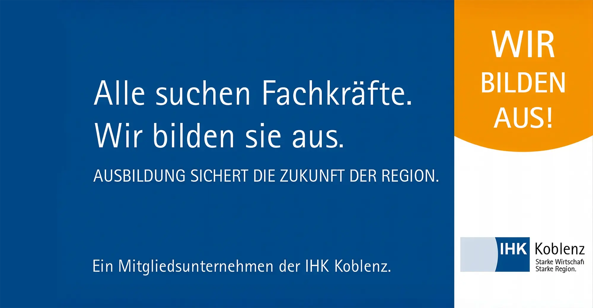 Wir bilden Fachkräfte aus